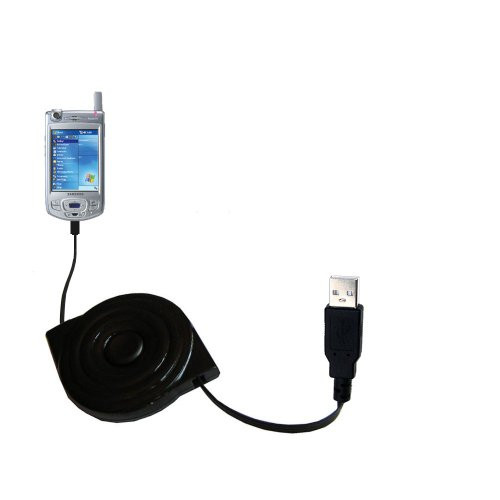 USB Power Port Ready retractable USB charge USB cable wired specifically for the Samsung SGH-i700 and uses TipExchange