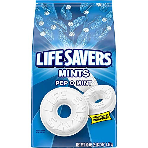 Life Savers Pep O Mint Hard Candy, 50-Ounce Party Size Bag, new