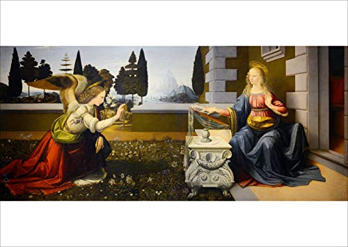 ?Made in Japan? Poster Leonardo Da Vinci Annunciation16.53inchx11.69inch-A3-?fine Art Paper Print?Print on a Thick Sheet of Paper Painting Wall Art ?Made in Japan? Poster Leonardo Da Vinci Annunciation16.53inchx11.69inch-A3-?fine Art Paper Print?Print on a Thick Sheet of Paper Painting Wall Art