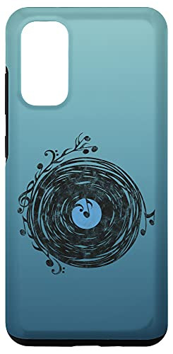 Galaxy S20 Record, music, sheet music, notes, clef, retro, vintage Case