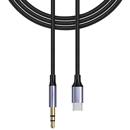 Galaxy Note 8 USB C to 3.5mm Audio Aux Jack Cable,Excellent Audio Output USB C Charger Converter Splitter USB C to 3.5mm Audio Headphone Car Stereo Aux Jack Cable for Samsung Galaxy Note 8