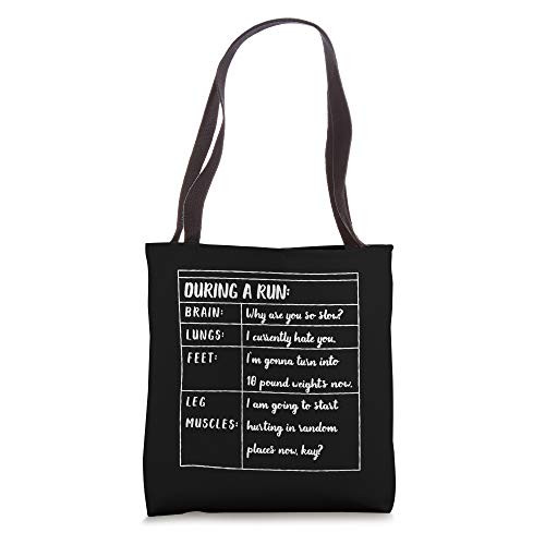 Funny Running Marathon Runners Gift Run Tote Bag