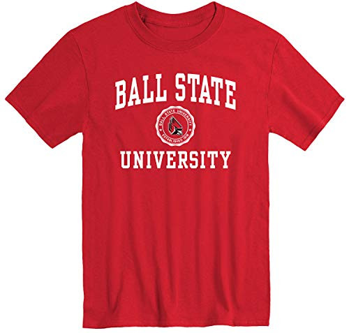 Ivysport Ball State University Cardinals Short-Sleeve T-Shirt, Heritage, Red, Medium Ivysport Ball State University Cardinals Short-Sleeve T-Shirt, Heritage, Red, Medium