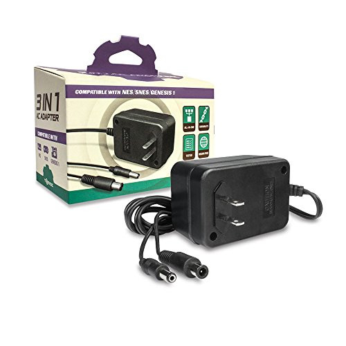 Tomee 3-in-1 Universal AC Adapter for Genesis/ SNES/ NES