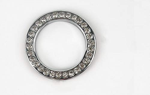 Crystal Rhinestone Car Engine Start Stop Decoration Ring, Automotive Parts Start Engine Ignition Button Key  and  Knob Bling Ring,One-Key Engine Start Stop Ignition Push Button Decorative Diamante Ring