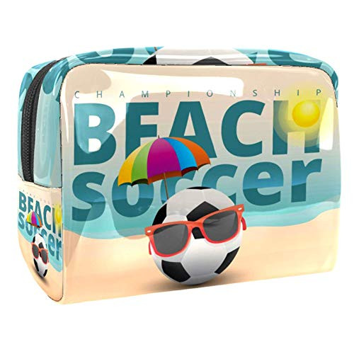Soccer Pattern Makeup Bags 18.5x7.5x13cm Cosmetic Makeup Case Beauty Bag Cosmetic Bag for Women Tote Soccer Pattern Makeup Bags 18.5x7.5x13cm Cosmetic Makeup Case Beauty Bag Cosmetic Bag for Women Tote