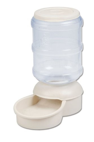 Petmate Le Bistro 5-Pound Feeder with Microban, Bleached Linen