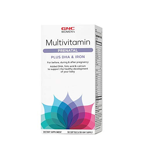 GNC Women's Multivitamin Prenatal Formula with DHA  and  Iron