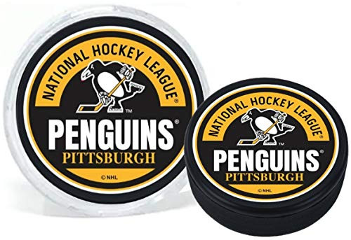 Mustang Product Pittsburgh Penguins Reverse Retro 3D Textured Block Souvenir Puck -in Display Tube- Mustang Product Pittsburgh Penguins Reverse Retro 3D Textured Block Souvenir Puck -in Display Tube-