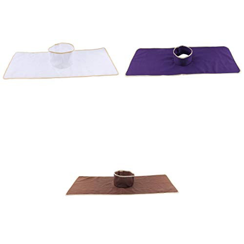 dailymall 3 Pieces Reusable Massage Bed Tattoo Table Sheet Pad Mat With Face Hole