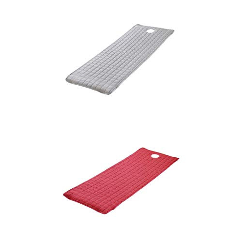 LoveinDIY 2pcs Massage Sheets Top Mattresses Bed Sheet Cover 180x60cm Burgundy Gray
