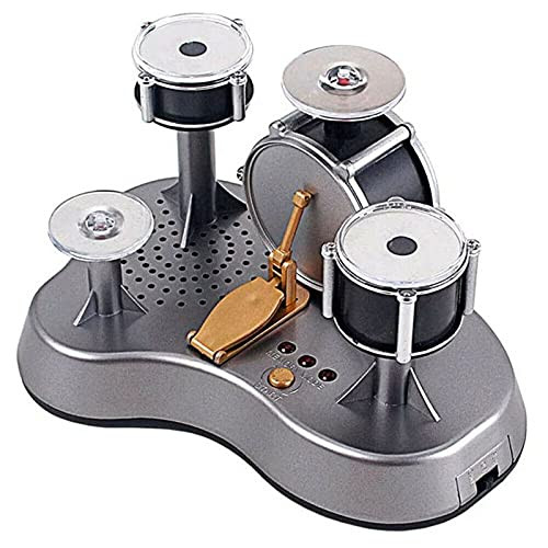 Mini Finger Drum Set Finger Touch Drum,Electronic Finger Drum Desktop Novelty Set,Creative Desk Musical Toy Touch Drumming LED Light Kids Toy,Jazz Percussion Desktop Musical Toy Gift