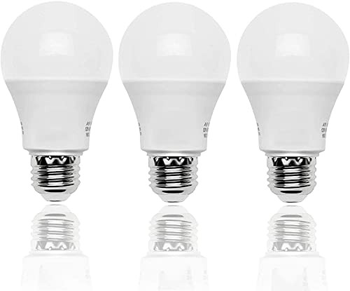 Cesspon Dimmable Led Light Bulbs 8 Watt 80 Watt Equivalent, A19 3000K Warm White, 900 Lumens Bright, E26 Medium Screw Base, Match with Normal dimmer 3-Pack