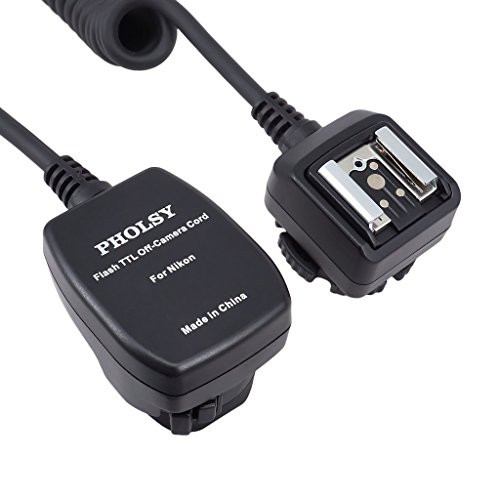 PHOLSY I-TTL-Off-Camera Flash Sync Cord for Nikon DSLR - 6.5' (2 m) Replaces Nikon SC-28 / SC-29 PHOLSY I-TTL-Off-Camera Flash Sync Cord for Nikon DSLR - 6.5' (2 m) Replaces Nikon SC-28 / SC-29