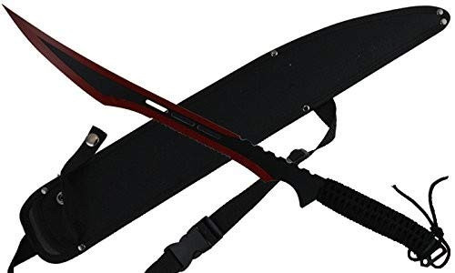 Tactical Master Fantasy Fixed Blade Machete with Nylon Carrier. for Camping, Collections, Outdoor Sports, Gifts