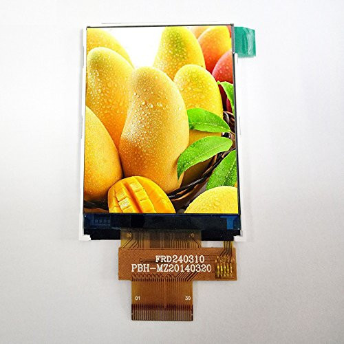 AMELIN 2.4 inch 240x320 12 o'clock TFT LCD Display Screen with MCU Interface and ILI9341V IC Panel