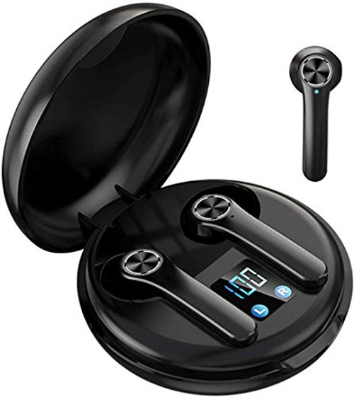 Wireless Earbuds Bluetooth 5.0 Touch Control Built in Mic Ear Buds Noise Cancelling Headphones with 24Hrs Charging Case IPX7 Waterproof Deep Bass Headset for iOS/Samsung/Android Wireless Earbuds Bluetooth 5.0 Touch Control Built in Mic Ear Buds Noise Cancelling Headphones with 24Hrs Charging Case IPX7 Waterproof Deep Bass Headset for iOS/Samsung/Android