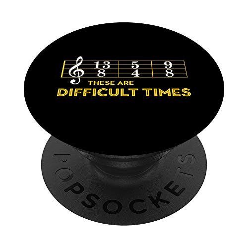 Musician Sheet Music - These Are Difficult Times PopSockets Swappable PopGrip