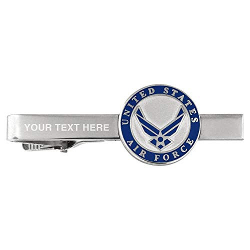 PinMart United States Air Force U.S.A.F. Engravable Tie Clip Bar PinMart United States Air Force U.S.A.F. Engravable Tie Clip Bar