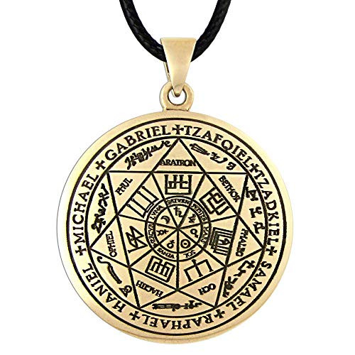 Moonlight Mysteries Bronze Seven Archangels Protection Talisman Pendant Moonlight Mysteries Bronze Seven Archangels Protection Talisman Pendant