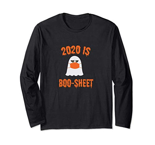 2020 is Boo Sheet Funny Party Angry Ghoul Ghost Halloween Long Sleeve T-Shirt