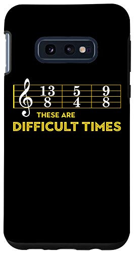 Galaxy S10e Musician Sheet Music - These Are Difficult Times Case