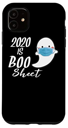 iPhone 11 2020 is Boo Sheet T-Shirt Ghost in Mask Halloween Case