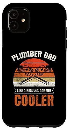iPhone 11 Dad Regular Cooler Pipefitter Pipefitting Plumbing Plumber Case