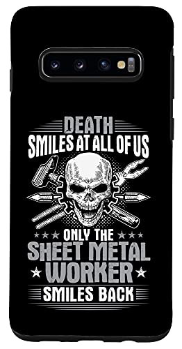 Galaxy S10 Blacksmith Death Smiles At All Of Us Sheet Metal Worker Case