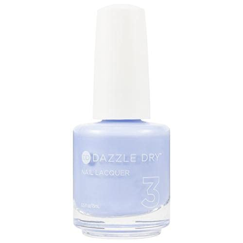 Dazzle Dry Nail Lacquer - Ocean Motion, full coverage pastel periwinkle blue. -0.5 fl oz-