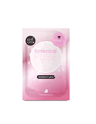 SF Glow Botanical Fuse Sheet Mask - Citrus | Radiance  and  Restore | 4 Count