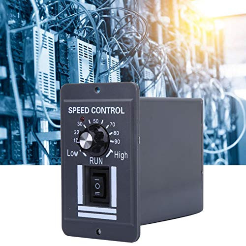 Dc Motor Speed Controller, 12-60v 40a Pwm Brush Motor Speed Controller Cw CCW Reversible Switch, an Elegant Appearance, Accurate and Stable Performance