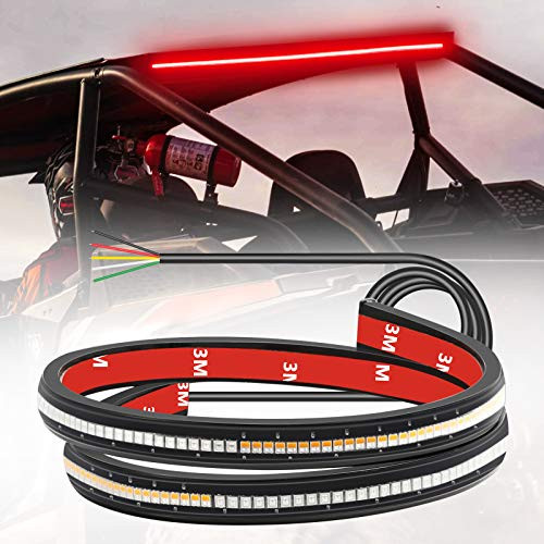30 Inch LED Tail Light Strip, OFFROADTOWN UTV LED Strip Lights LED Trailer Light Bar with Amber Turn Signal Light, Red Brake/Running Light for UTV RZR Can Am Polaris