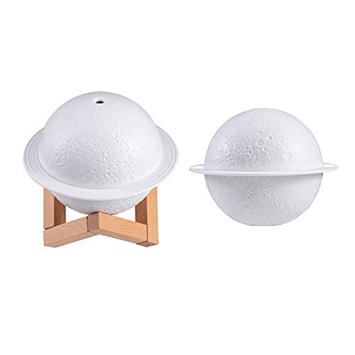 ChengXiang 2 in 1 Moon Lamp Humidifiers 3D LED Night Light Oils Diffuser? Portable Planet Design Durable for Living Room Bedroom Baby Room