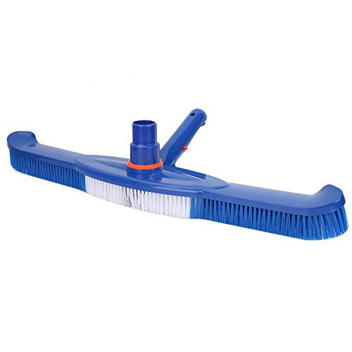 Pool Brush Head Swimming Pool Spa Pond Plastic Cleaning Brush with V Clip Strong Bristles for Steps Tiles Floors Walls 20 Inch