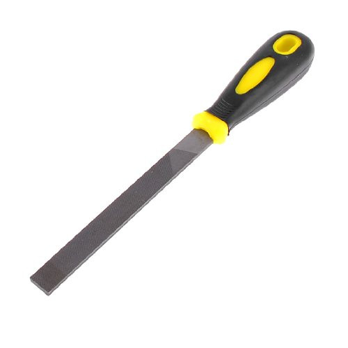 Aexit Woodworking 109mm Files  and  Rasps Long Plastic Handle Flat Metal Files File Handles Hand Tool