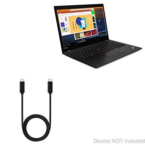 Cable for Lenovo ThinkPad X390 -13.3 in- -Cable by BoxWave- - DirectSync PD Cable -3ft- - USB-C to USB-C -100W-, Type C Braided 3ft Charge and Sync Cable for Lenovo ThinkPad X390 -13.3 in- - Jet Black Cable for Lenovo ThinkPad X390 -13.3 in- -Cable by BoxWave- - DirectSync PD Cable -3ft- - USB-C to USB-C -100W-, Type C Braided 3ft Charge and Sync Cable for Lenovo ThinkPad X390 -13.3 in- - Jet Black