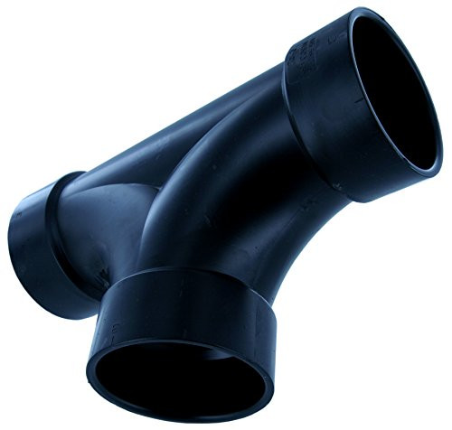 GENOVA 81633 3"ABS 2-WAY CLEANOUT TEE, 3"