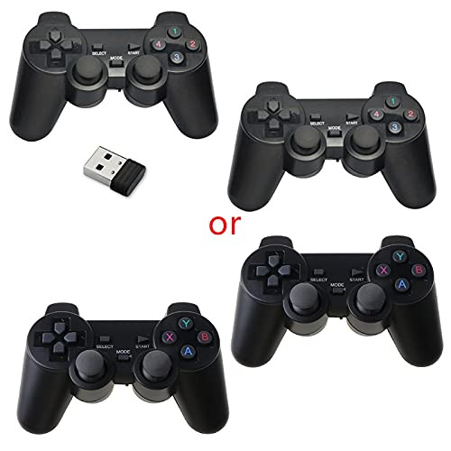 Ontracker USB Wireless Double Handle Game Controller Joystick Vibration Gamepad for PC
