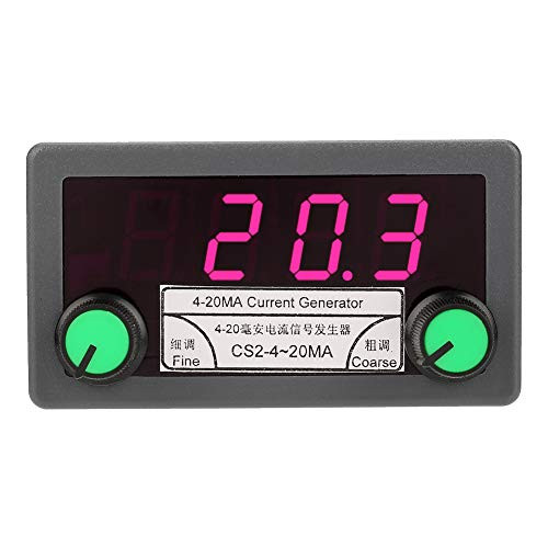 4-20mA Current Analog Signal Generator, DC 7-30V Signal Conditioner Current Transmitter with LED Display