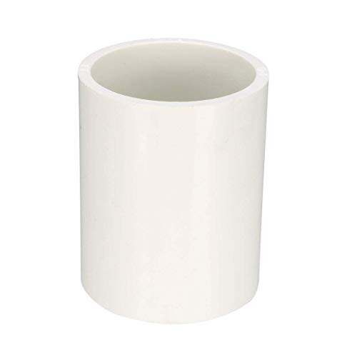 YeVhear 40mm Straight PVC Pipe Connector Coupling Adapters Connector 5pcs