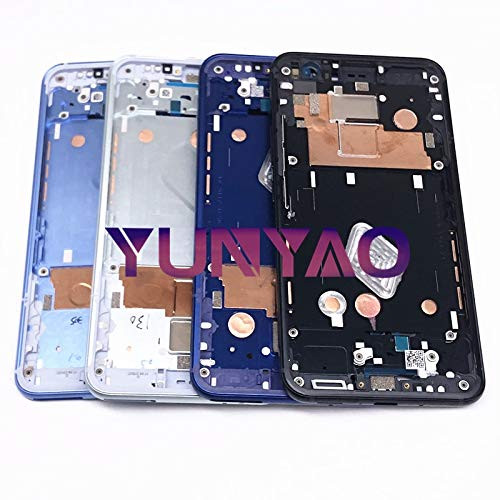 Lysee Mobile Phone Housings  and  Frames - Front Housing LCD Display Frame / Mid Cover Frame Housing For HTC U11 u-3w - -Color: sky blue-
