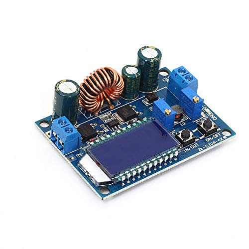 JXMY Stabilizer Power Supply Module 50W DC 5.5V-30V Step Down Buck Step Up Boost Power Supply Module Constant Pressure LCD Digital Display Adjustable Board Power Supply Adjustable Module