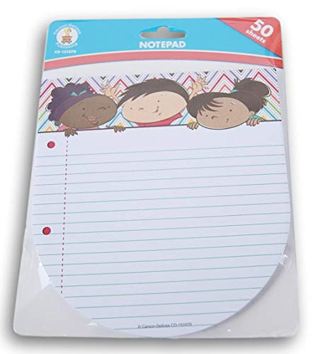 Carson-Dellosa's Kids Shaped Notepad - 50 Sheets