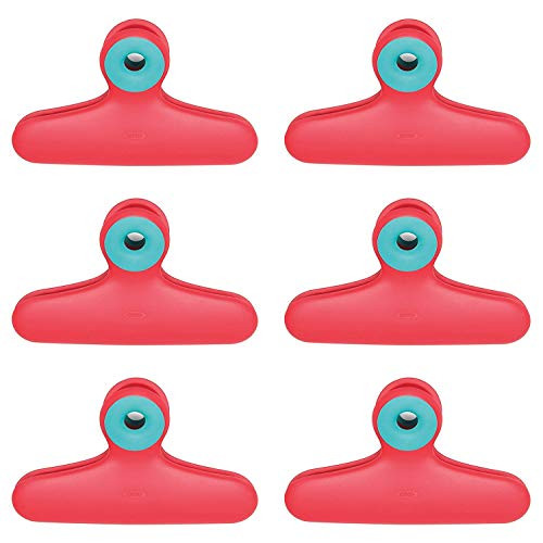 OXO Good Grips Bag Clips, Bright Red -6 Pack-