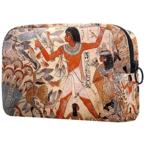 Women Makeup Bag,Cosmetic Storage Bag ancient egyptian painting for Travel,Cosmetics Organizer Women Makeup Bag,Cosmetic Storage Bag ancient egyptian painting for Travel,Cosmetics Organizer