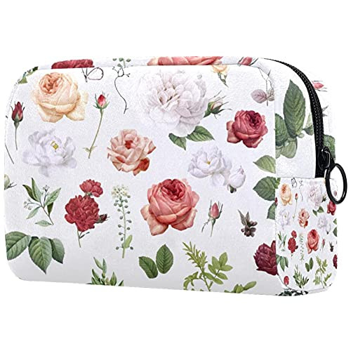 Women Makeup Bag,Cosmetic Storage Bag Flowers for Travel,Cosmetics Organizer Women Makeup Bag,Cosmetic Storage Bag Flowers for Travel,Cosmetics Organizer