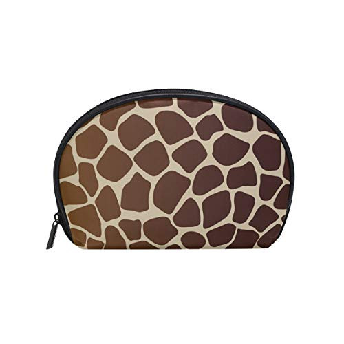 Women's Travel Giraffe Print Print Cosmetic Bags Portable Makeup Clutch Pouch Small Cosmetic Bag and Toiletries Organizer Bag