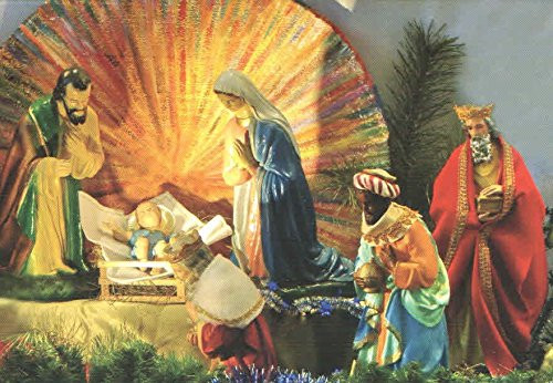 Religious Christmas Cards ~ Set of 16 Cards and Envelopes -Christmas Blessings - Nativity-