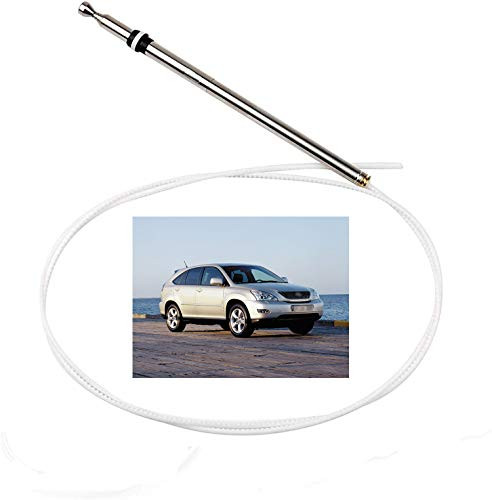 Power Antenna Mast for OE86337-0W030 1999-2003 Lexus RX300 4-Door 3.0L Power Aerial AM FM Radio Antenna with Cord Cable